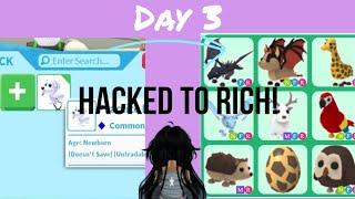 turning my HACKED INVENTORY into a MEGA RICH ONE!!!! *Day 3 Part 3*