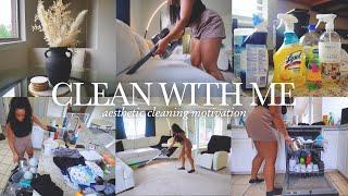 *NEW* CLEAN WITH ME Aesthetic + Relaxing + Motivational | Extreme Cleaning Motivation 2024