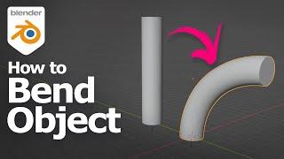 Blender how to bend an object using Simple Deform modifier