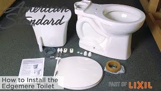 How to Install the Edgemere Toilet from American Standard