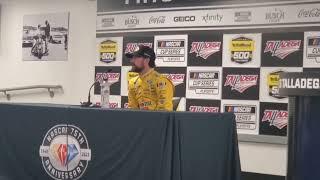 Ryan Blaney Explains Burnout at Talladega NASCAR Playoffs 10/1/2023