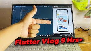 Flutter Project Completed‍||Study Vlog|| DSA, Flutter, iOS, Android, java, Apple,  iphone,