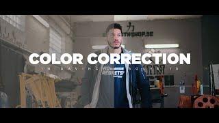 Basic Color Correction in DAVINCI RESOLVE & Arbeiten mit LOG Profilen!