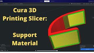 Ultimaker Cura 3D Printing Guide: Support Material