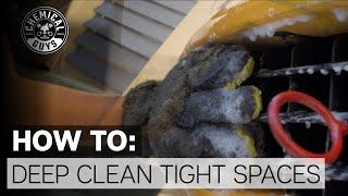 How To Deep Clean Tight Spaces! Bright Yellow Lotus - Chemical Guys