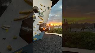 Stunning view from this NYC climbing gym #bouldering #climbing #lgbt #gayfitness