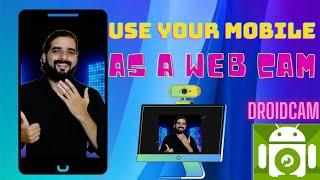 How To Connect Mobile Camera To Pc With Usb Cable | How To Mobile Webcam On PC USB Method