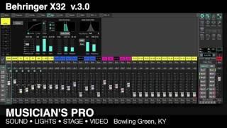 BEHRINGER EDIT Software Overview Mac/PC - MIDAS M32 + X32 Producer Compact Core