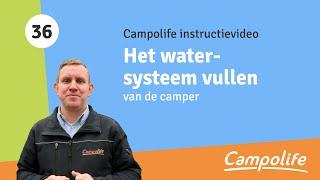 36 Het watersysteem vullen in een camper