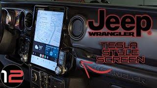 Workshop 12 || 13.3" Tesla Style Screen || Jeep Wrangler || Jeep Gladiator || Installation Video