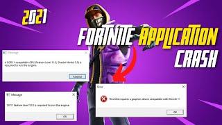 How to fix fortnite application crash | Fix fortnite crashes d3d11 error 