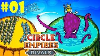 НАЧАЛО ПРОХОЖДЕНИЯ   Circle Empires Rivals Прохождение #01