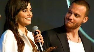 Kerem Bursin and Hande Ercel at Golden Wings Award 2021- Speech with English Subtitles