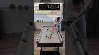 Extremely fast billiards clearance mini pool table!  #billiards #minipool