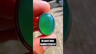 batu akik garut ijo ohen #batuakik #pancawarna #ijogarut #hijaugarut #gems #fyp  #shorts