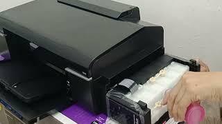 Распаковка струйный принтер Epson L805