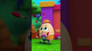 บทกวี Humpty Dumpty นั่งอยู่บนกำแพงสำหรับเด็ก #shorts #nurseryrhymes #kidssongs #humptydumpty