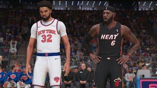 NBA CLASSIC 2013 MIAMI HEAT vs 2025 NEW YORK KNICKS NBA 2K25 GAMEPLAY PS5