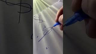 How to sign the letter S?️