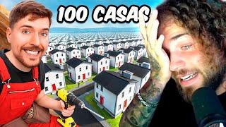 wuant emociona-se com MrBeast "Eu Construí e Doei 100 Casas!"