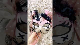 Sweet pink cat mask #halloween #cosplay #mask #handwork #shorts #art #diy #anime