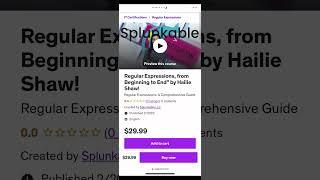 New course launch! Master regex in Splunk!