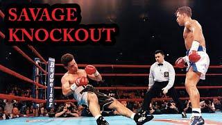 Arturo Gatti vs Joey Gamache - Brutal Devastating Knockout!