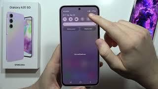 How to Customize Quick Settings Panel on Samsung Galaxy A35 5G?