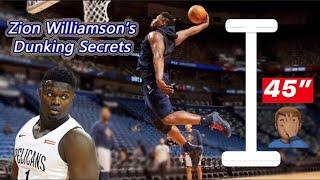 Zion Williamson's Dunking Secrets!! (INSTANTLY  Increase Your Vertical Jump) | JP Productions