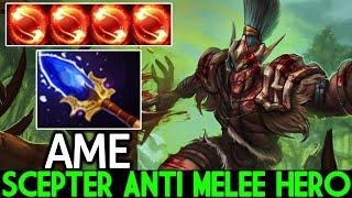 AME [Troll Warlord] Crazy Power Scepter Anti Melee Hero Dota 2