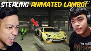 STEALING ANIMATED LAMBORGHINI and KAWASAKI NINJA in INTRACON CITY! ||Karlitzz