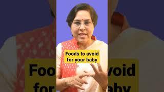 Just started solid foods for your baby?Here are foods to avoid #pregnancy #pregnancytips #parenthood
