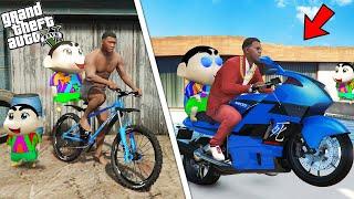 Franklin And Shinchan Change Their Poor Life To Rich Life In GTA 5 TAMIL