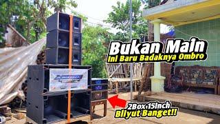 Ini Baru Ombro Badak !! Serasa Banyak Sub 2 Box Planar 15 inch Hajatan Andre Audio