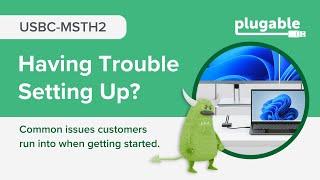 Troubleshooting the Plugable USBC-MSTH2