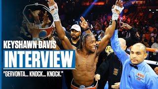 Keyshawn Wants Tank & World Title in 2025 | POST-FIGHT INTERVIEW