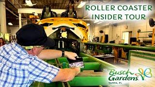 Behind The Scenes at Busch Gardens Tampa Bay! | Roller Coaster Insider Tour