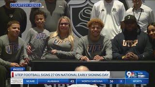 UTEP football signs 27 on National Early Signing Day