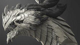 Zbrush sculpting - Dragon