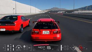 Gran Turismo 7 | Honda Civic SiR II Tuned "Shingo Extreme" - Top Speed 407 KM/H & MPH 252