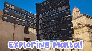 Exploring La Valleta, Malta!  (READ DESCRIPTION)