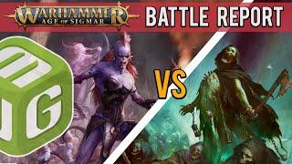 Will Glutos feast on the Dead? Hedonites vs Nighthaunt Age of Sigmar Battle Report Ep 16