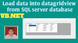 Load data into datagridview from sql server database with datareader in vb.net