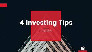 4 Investing Tips Of Real Estate | First Stay Realty Inc.