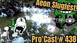 Aeon Slugfest! Supreme Commander 2 Pro Cast# 438 1v1 Awasy Vs. Hope on Open Palms - Steal Speaks