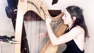 Debussy: First Arabesque - Celtic lever harp solo