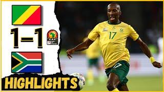 Congo Brazzaville vs South Africa Highlights | AFCON qualifiers 2024