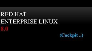 how to install #cockpit rhel 8   (Administration)