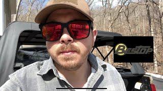 TRUCK BED SHELL. MY TOYOTA TACOMA BESTOP CANVAS CAP