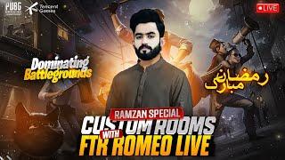 3.7 UPDATE KESA LAGA BAHION  | FTR ROMEO IS LIVE #pubgmobile #customrooms #pubg #ramadan